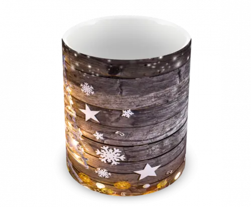 Caneca Polímero Feliz Natal Personalizada