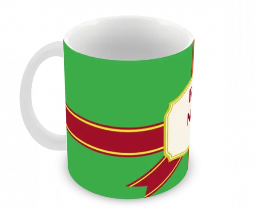 Caneca Polímero Feliz Natal Personalizada