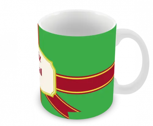 Caneca Polímero Feliz Natal Personalizada