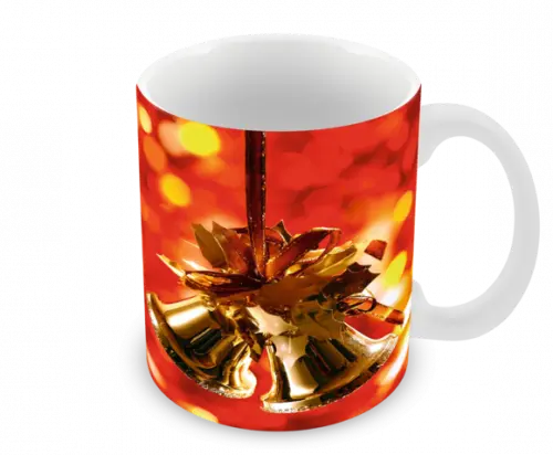 Caneca Polímero Feliz Natal Personalizada