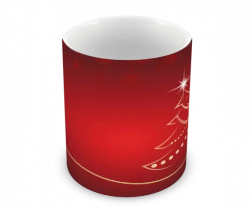 Caneca Polímero Feliz Natal Personalizada