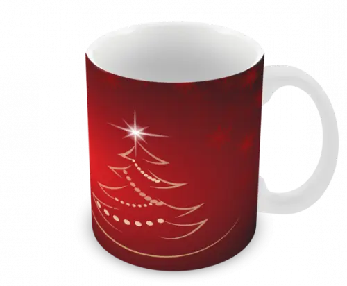 Caneca Polímero Feliz Natal Personalizada