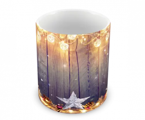 Caneca Polímero Feliz Natal Personalizada