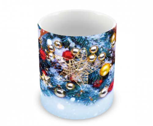 Caneca Polímero Feliz Natal Personalizada