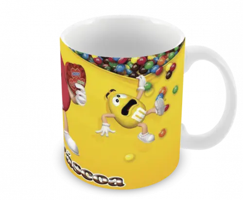 Caneca Polímero Feliz Páscoa Personalizada