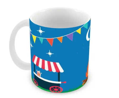 Caneca Polímero Festa Junina Personalizada