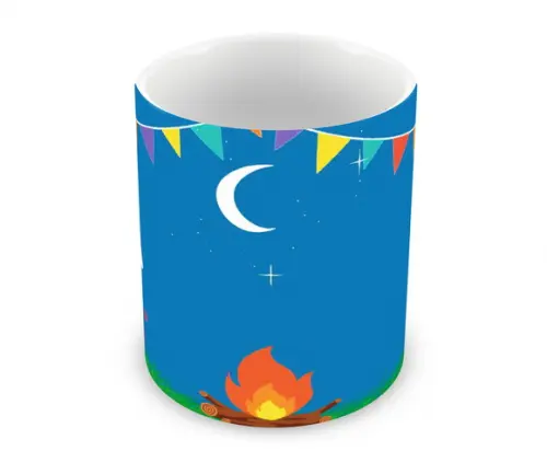 Caneca Polímero Festa Junina Personalizada