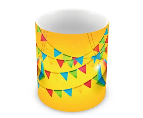 Caneca Polímero Festa Junina Personalizada
