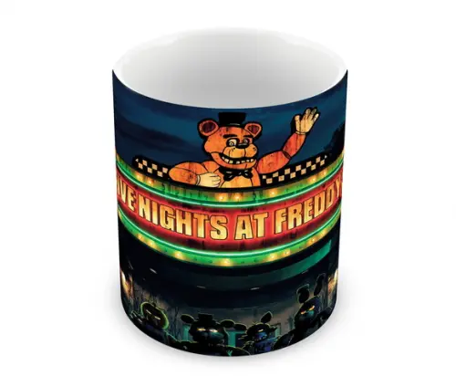 Caneca Polímero Five Nights At Freddys Personalizada