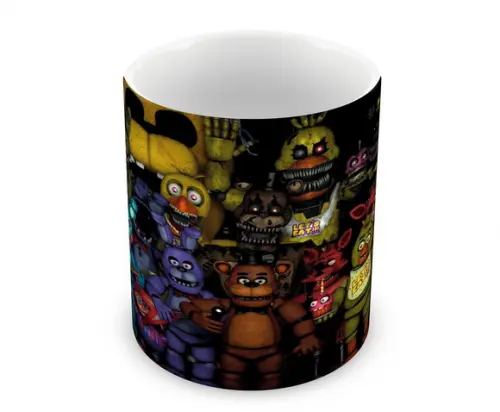 Caneca Polímero Five Nights At Freddys Personalizada