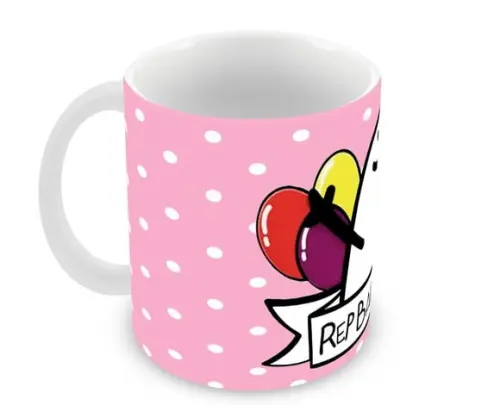 Caneca Polímero Flork Aniversário Personalizada