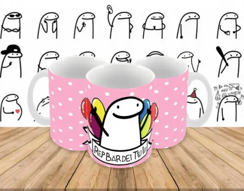 Caneca Polímero Flork Aniversário Personalizada