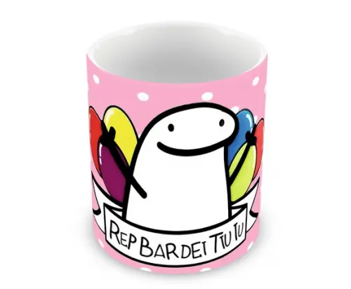 Caneca Polímero Flork Aniversário Personalizada