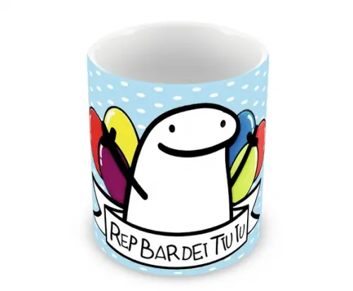 Caneca Polímero Flork Aniversário Personalizada