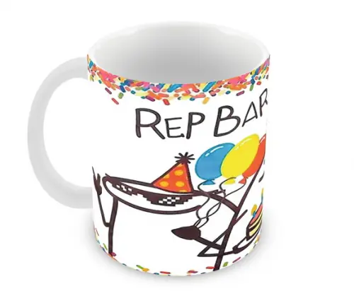 Caneca Polímero Flork Aniversário Personalizada