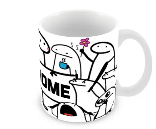 Caneca Polímero Flork com Nome Personalizada