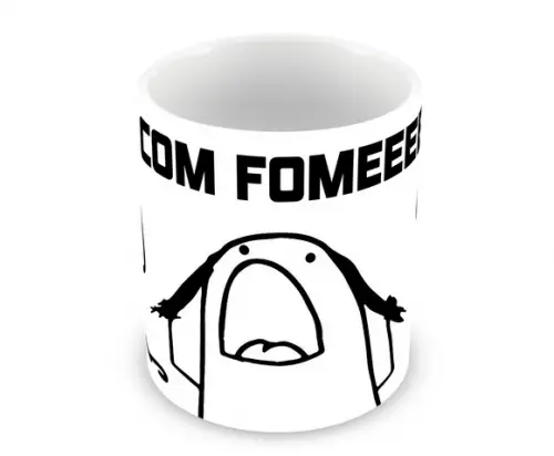 Caneca Polímero Flork Eu To com Fome Personalizada