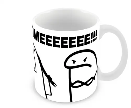 Caneca Polímero Flork Eu To com Fome Personalizada