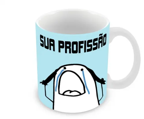 Caneca Polímero Flork Profissão Personalizada