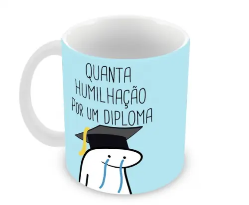 Caneca Polímero Flork Profissão Personalizada