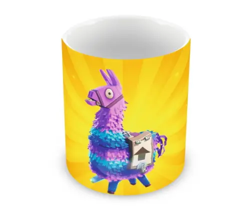 Caneca Polímero Fortnite Llama Personalizada
