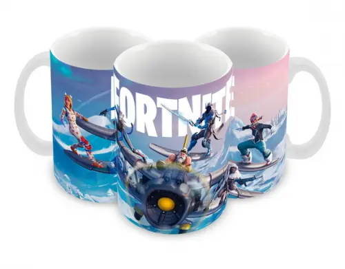 Caneca Polímero Fortnite Personalizada