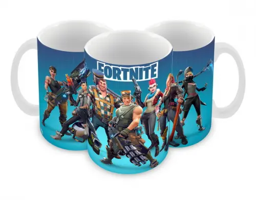 Caneca Polímero Fortnite Personalizada