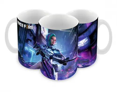 Caneca Polímero Free Fire Personalizada