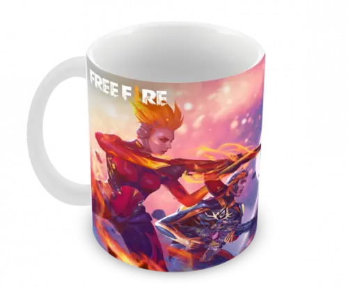 Caneca Polímero Free Fire Personalizada
