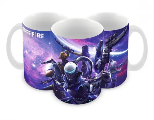 Caneca Polímero Free Fire Personalizada
