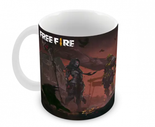 Caneca Polímero Free Fire Personalizada