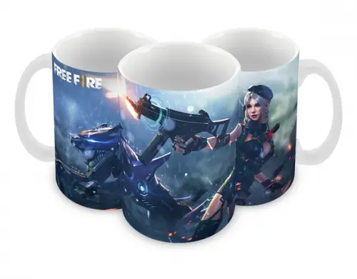 Caneca Polímero Free Fire Personalizada