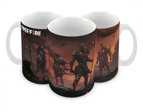 Caneca Polímero Free Fire Personalizada