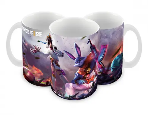 Caneca Polímero Free Fire Personalizada