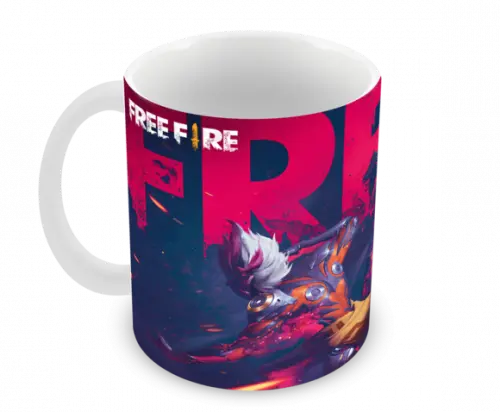 Caneca Polímero Free Fire Personalizada