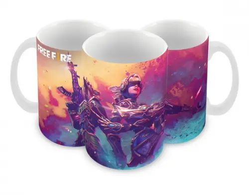 Caneca Polímero Free Fire Personalizada