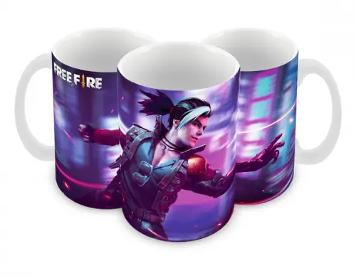 Caneca Polímero Free Fire Personalizada