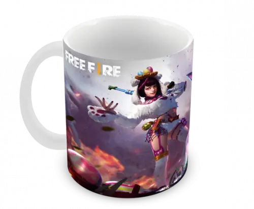 Caneca Polímero Free Fire Personalizada