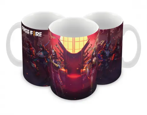 Caneca Polímero Free Fire Personalizada