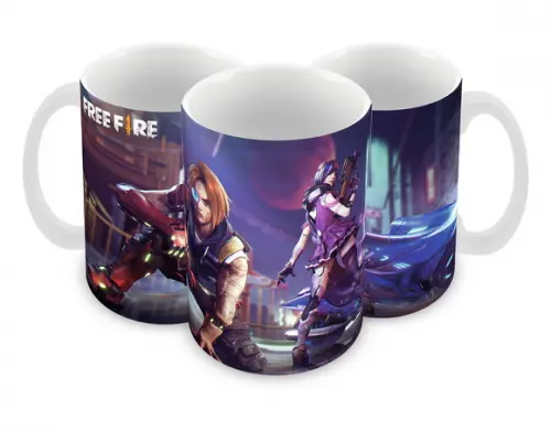 Caneca Polímero Free Fire Personalizada