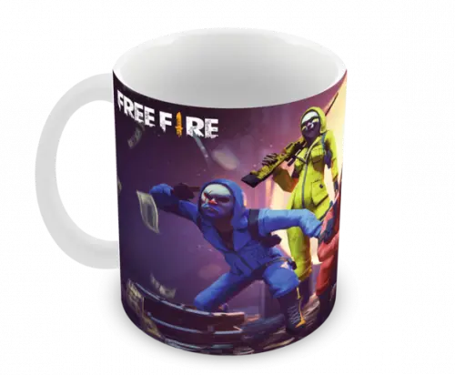 Caneca Polímero Free Fire Personalizada