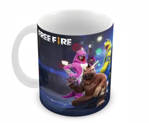 Caneca Polímero Free Fire Personalizada
