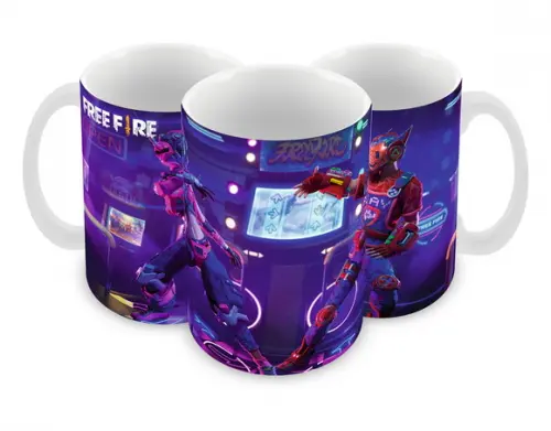 Caneca Polímero Free Fire Personalizada