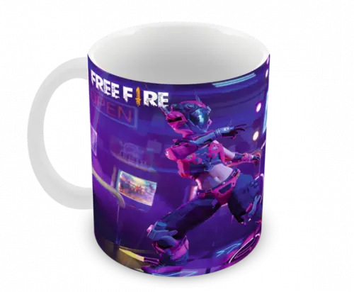 Caneca Polímero Free Fire Personalizada