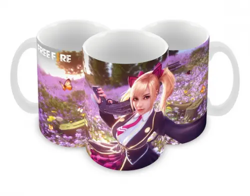 Caneca Polímero Free Fire Personalizada