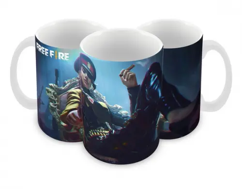 Caneca Polímero Free Fire Personalizada