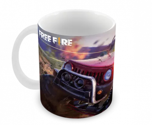 Caneca Polímero Free Fire Personalizada
