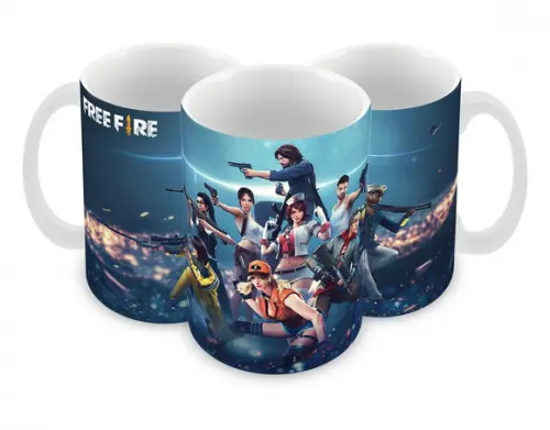 Caneca Polímero Free Fire Personalizada