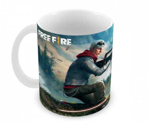 Caneca Polímero Free Fire Personalizada