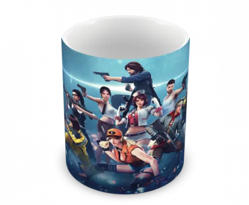 Caneca Polímero Free Fire Personalizada